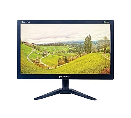 Zebronics 15.6 inch (39.6 cm) LED Backlit Computer Monitor - Full HD with VGA, HDMI Ports - ZEB-A16FHD LED (Black)
