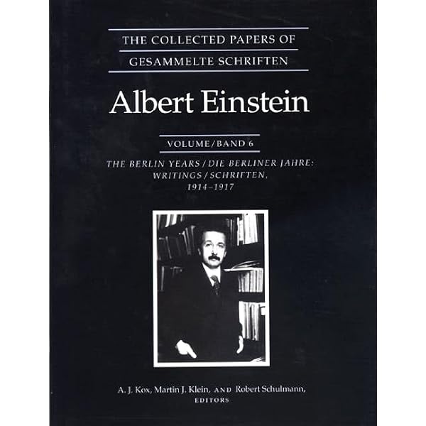 Amazon.com: The Collected Papers of Albert Einstein, Volume 1: The