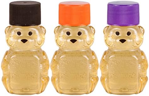 2-ounce RetroPak Plastic Panel Bear Halloween Variety 24-Pack (Black, Orange, and Purple)