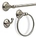 Delta Faucet Windemere Towel Hook, Robe Hook Satin Nickel Towel Holder for Bathroom, Bathroom Accessories, 79635-BN