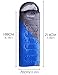 Pecosso Ultralight Sleeping Bag : Outdoor Warming Compression Sack - Comfort, Lightweight, Waterproof, 3-4 Season Packable Bag for Camping, Travel, Backpacking, Hiking Fit Kid/Men/Women (Blue)
