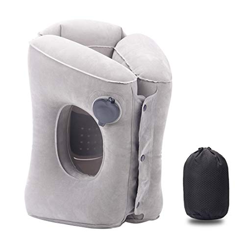 Acopsh Inflatable Airplane Travel Pillow,Inflatable Neck Pillows Travel