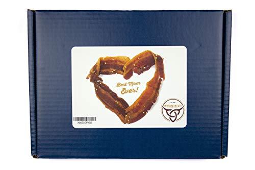 Mission Meats Mom's Gift Box Bacon Jerky Turkey Sticks Beef Sticks Pork Sticks Gluten MSG Nitrate & Nitrite Free Paleo Keto Snacks Healthy Natural Meat Sticks Mother's Day Anniversary Birthday