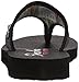 Skechers Cali Women's Meditation Zen Child Flip Flop,Black,7 M US