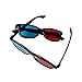 La Tartelette Red/Cyan Anaglyph Simple Style 3d Glasses 3d Movie Game-extra Upgrade Style (2 Pairs)thumb 2