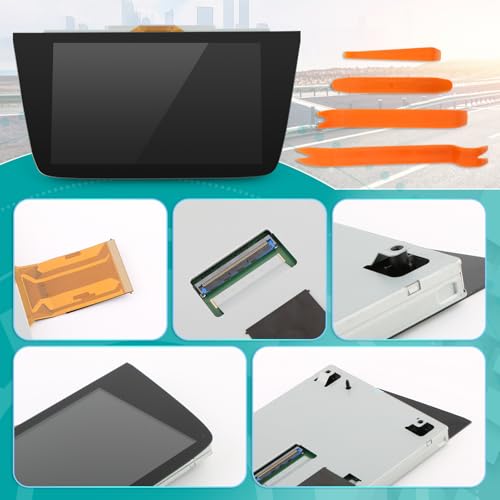 TGHongKy 8 Inch LQ080Y5DZ10 LCD Screen for Opel Vauxhall Navi 900 Touch Screen Glass LCD Display for Opel Astra K MK7 2015-2020 Touch Screen Glass with 4 XX Tools