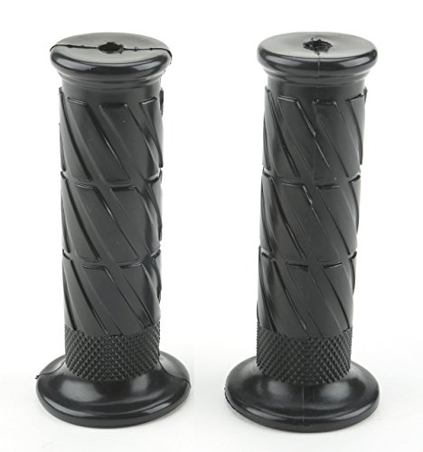 Onway Best ATV Motorcycle Handlebar Grips for Kawasaki and Yamaha (both 7/8", black 2)