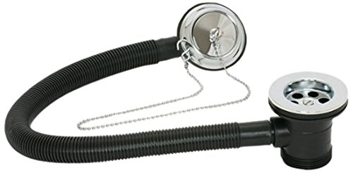e-Plumb 10903P Plug and Chain Bath Waste, Chrome