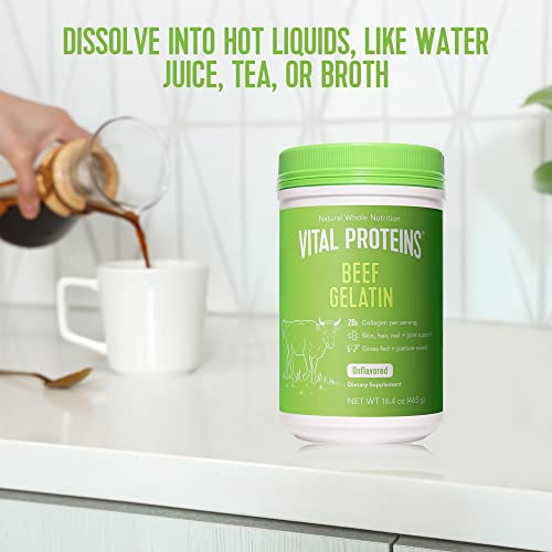 Vital Proteins Beef Gelatin Powder GrassFed 16.4 oz Pricepulse