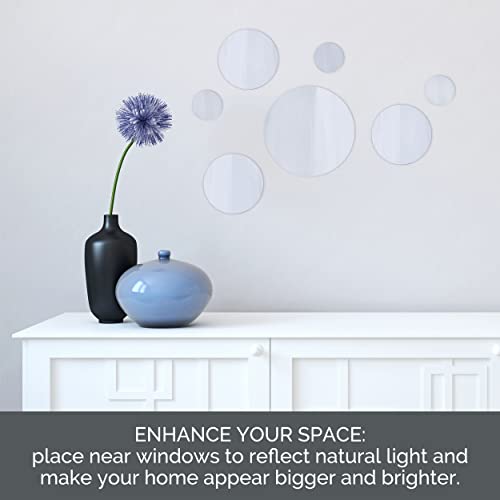 Elements Round WallMount Mirror, Set of 7, Assorted Sizes 5046370