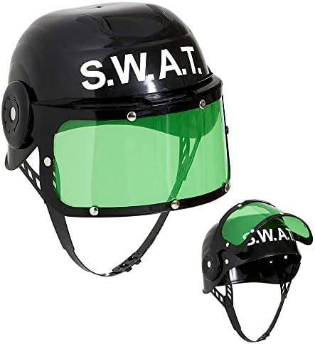 Amazon.com: Dress Up America Police Helmet with Visor - Costume Police Hat  for Kids - Cop Accessory Hat : Clothing, Shoes & Jewelry