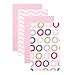 Luvable Friends Unisex Baby Flannel Burp Cloths, Pink, One Size