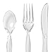 Georgia-Pacific Dixie 7.13'' Heavy-Weight Polystyrene Plastic Fork by GP PRO (Georgia-Pacific),Clear,FH017,Case of 1,000