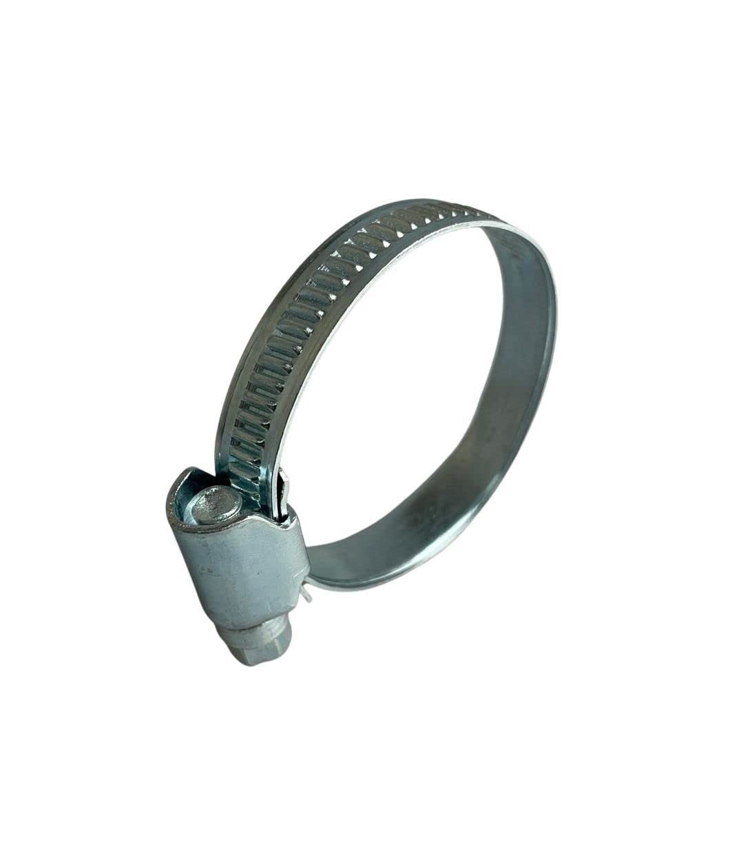 40-60mm Hose Clamp Hose Pipe Clip Zinc Plated (9mm Bandwidth, Light Range) x10