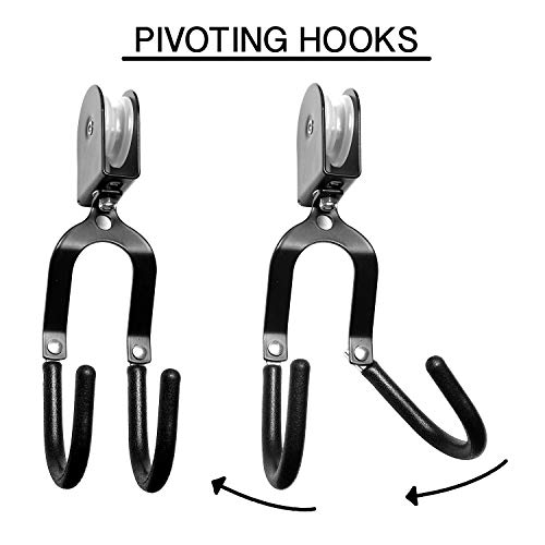 Great Working Tools Bike Hoists Set of 2, Hanging Ladder Lifts Garage