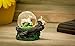 Cadona International, Inc White Horses 3 x 3 Miniature Resin Stone 45MM Water Globe Table Top Figurine
