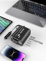 HITCARR 150W Power Inverter, Car Power Inverter