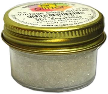 Art Glitter, Shard Glass Glitter, 28 Gram Container, Krystallos