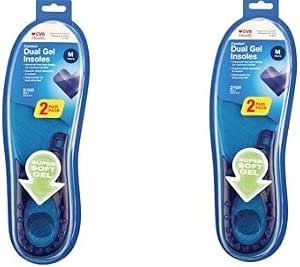 CVS Health Dual Gel Super Soft Insoles 