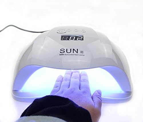 SunX UV LED 54W Infrared Lamp Therapy Nail Lamp Cure Gel Polish Cabine uv LED Lamp Nail Dryer Timing Light Infrared Sensor