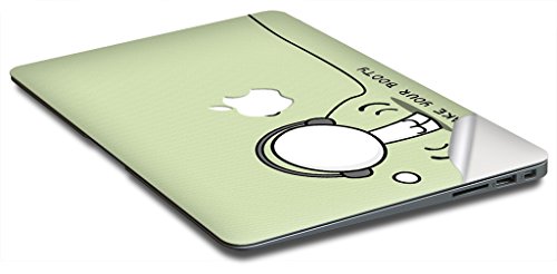 UESWILL Full Body Sticker for 13" MacBook Air, [Anti-scratch] Vinyl Art Skin Decal Sticker- Set w/ Keyboard,Palmrest,Touchpad,Upper & Bottom Skin+Microfibre Cleaning Cloth,(Headphone) - Thumbnail 5