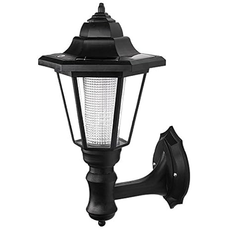 Solar powered wall lantern