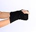 GBSELL Women's Winter Crochet Knitted Arm Long Fingerless Warmers Gloves (Black)