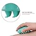 BEAUTLOHAS. Hair Scalp Massager, Shampoo Brush, Scalp Scrubber and Dandruff Brush for Scalp Care Hair Cleaning Shower, Neck and Body Massager, Soft Silicone Comb for Men, Women, Kids & Pets (Green)