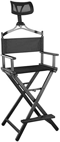 Executive Chair with Headrest - Portable Makeup Artist/Manager Chair for Better Rest