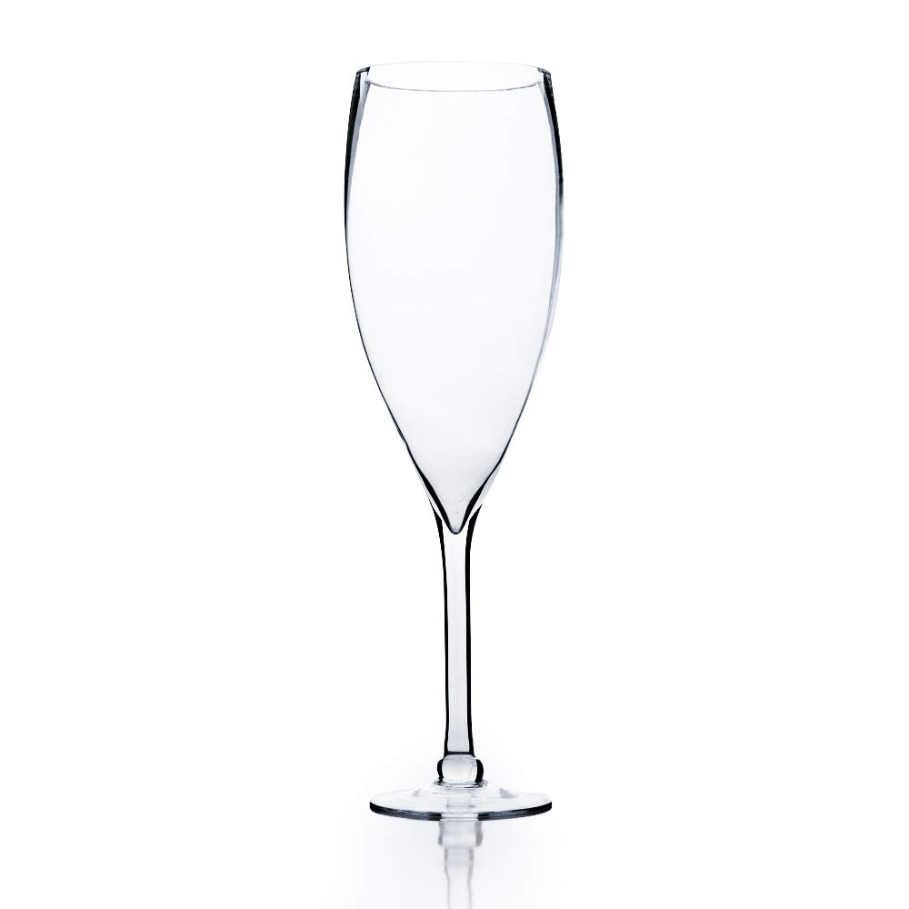 Photo 1 of  Champagne Glass Vase, Width 6", Height 20", (Multiple Sizes Choices) Clear Stemmed Red Wine Planter Floral Container, Wedding Centerpiece, Event Home Decor, 1 Piece (VWV0620)