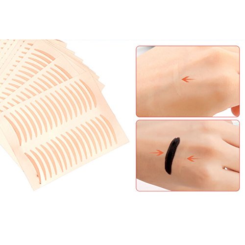 10 Pair Handmade False Eyelashes 72 Pairs Double Eyelid Tape Makeup Tools Set Thick Long Fake Eye Lashes Invisible Eyelid Sticker (Eyelashes & Eyelid)