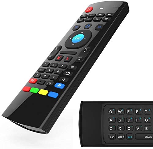 Techta MX3 Air Mouse Remote 2.4GHz Wireless Keyboard For Google Android Mini PC TV Box Smart TV PC HTPC Windows Mac OS Linux Raspberry Pi Box Xbox 360 PS3 MAC OS Laptop Presentation Computers