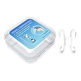 Snore Stopper, Easy Medical Grade Silicone Anti-Snoring Nose Vent by Snore Fixer - General Size; Travel Storage Case Included