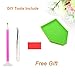 URSKYTOUS [100% Square Full Diamonds] Diamond Embroidery Kit Dinosaur Mosaic Crystal 5D Cross Stitch Diamond Painting DIY Sticker Decor Paintings for Adults,12