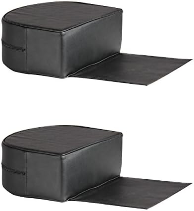 Bosalaya Black Barber Beauty Salon Spa Equipment Styling Chair Child Booster Seats, Set of 2, Black