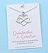 A Charmed Impression • Gift for Grandma • Intentional Grandmother & Grandson Necklace • Infinity Heart Pendant • Sterling Silver • Infinite Love • Jewelry with Meaning