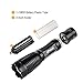 Prosvet E6 CREE XML-T6 LED 1200 Lumens Portable Zoomable Tactical Flashlight - Rechargeable 18650 Batteries and Dual Charger Included - Rugged Aluminum Construction-Free Candle-lantern dome Included