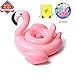Whiteleopard Baby Pool Float, Flamingo Inflatable Rafts Swim Ring Swimming Pool Toys for Kids- Bonus Carry Bag & Flamingo Drink Float