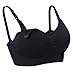 Sayceli Womens Seamless Nursing Bras Wirefree Maternity Bralette For Breastfeeding Color Black Size L