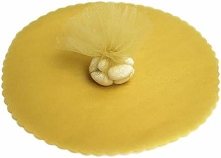 C X Y Lot De 100 Voiles De Tulle Organza Ronds 23 Cm Pour Sachets De Dragees A Faire Soi Meme Or Amazon Fr Cuisine Maison