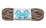 Camouflage 108 Inch Waxed Skate Lace - Derby Laces for Roller Derby, Hockey and Ice Skates, and Boots