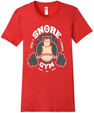 Women's Snore Gym Shirt Medium Red