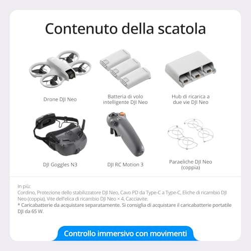 Neo Combo Fly More, mini drone con fotocamera UHD 4K per adulti