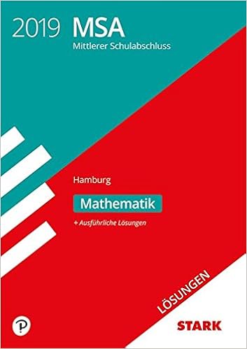 Stark Losungen Zu Original Prufungen Und Training Msa 19 Mathematik Hamburg Amazon De Bucher