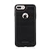 iPhone 7 Plus Case, Moonmini Ultra Slim Shock Absorbing Dual Layer TPU + PC Hybrid Carbon Fiber Texture Shockproof Anti Scratch Full Protection Back Cover for iPhone 7 Plus Black