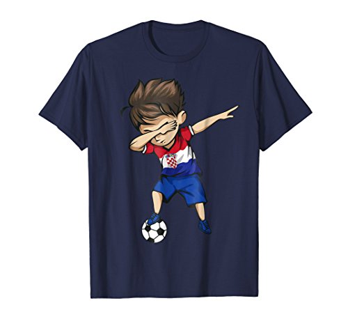 Dabbing Soccer Boy Croatia Jersey Shirt - Croatian Football