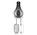 Sunbeam 2525 220-Watt 6-Speed Retractable Cord Hand Mixer, White/Grey - 002525-000-000