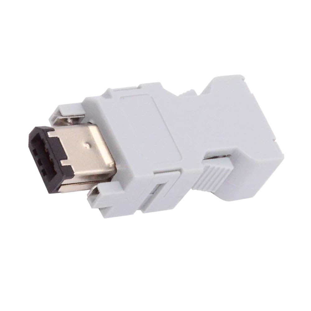NFHK SM-6P I/O Connector IEEE 1394 6Pin CN3 Plug 55100-0670 Male JZSP-CMP9-1-E Compatible with Yaskawa Panasonic Servo 54280-0609