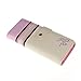 Coromose Clutch Checkbook Money Clip Change Fox Love Pattern Purse Handbag Wallet (Pink)