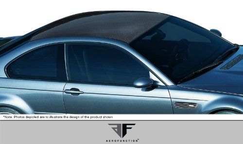Aero Function Replacement for 2000-2006 BMW 3 Series M3 E46 2DR Carbon AF-1 Hard Top Roof (CFP) - 1 Piece